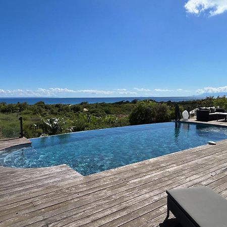 Villa Deluxe L'Hacienda Villa Vue Mer 180 Piscine Jacuzzi Proche Plage Marina Golf Pointe Des Chateaux Et Casino Jardin Clos Voyage Durable サン・フランソワ エクステリア 写真