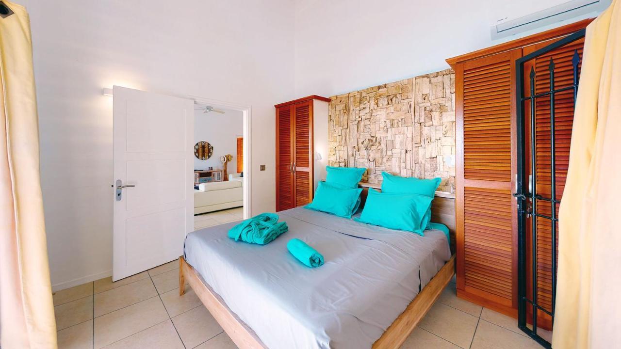 Villa Deluxe L'Hacienda Villa Vue Mer 180 Piscine Jacuzzi Proche Plage Marina Golf Pointe Des Chateaux Et Casino Jardin Clos Voyage Durable サン・フランソワ エクステリア 写真