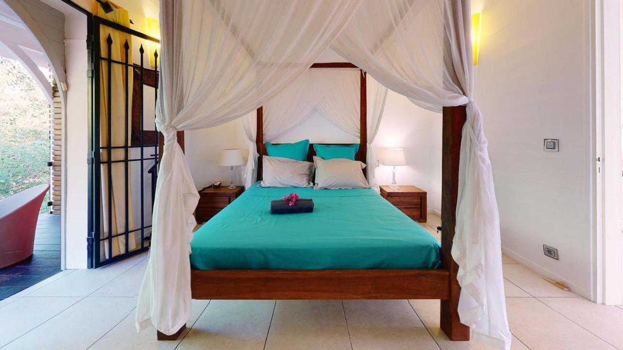 Villa Deluxe L'Hacienda Villa Vue Mer 180 Piscine Jacuzzi Proche Plage Marina Golf Pointe Des Chateaux Et Casino Jardin Clos Voyage Durable サン・フランソワ エクステリア 写真