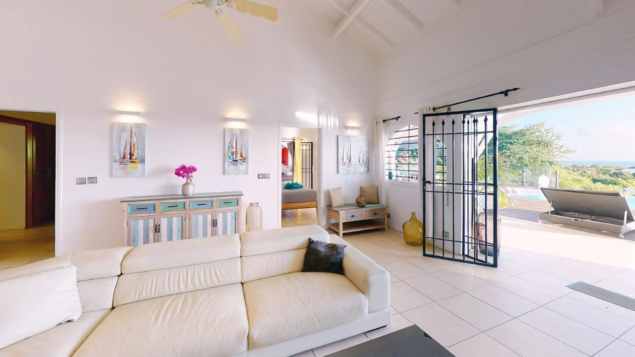 Villa Deluxe L'Hacienda Villa Vue Mer 180 Piscine Jacuzzi Proche Plage Marina Golf Pointe Des Chateaux Et Casino Jardin Clos Voyage Durable サン・フランソワ エクステリア 写真