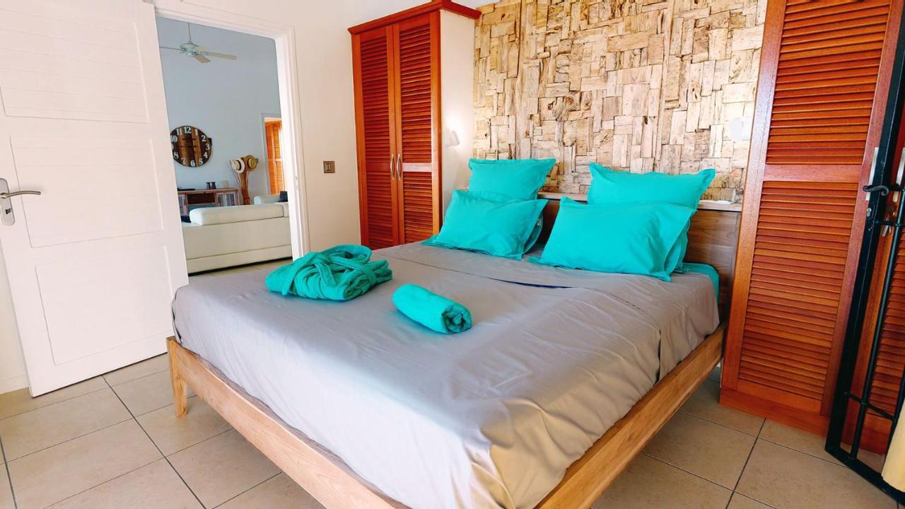 Villa Deluxe L'Hacienda Villa Vue Mer 180 Piscine Jacuzzi Proche Plage Marina Golf Pointe Des Chateaux Et Casino Jardin Clos Voyage Durable サン・フランソワ エクステリア 写真