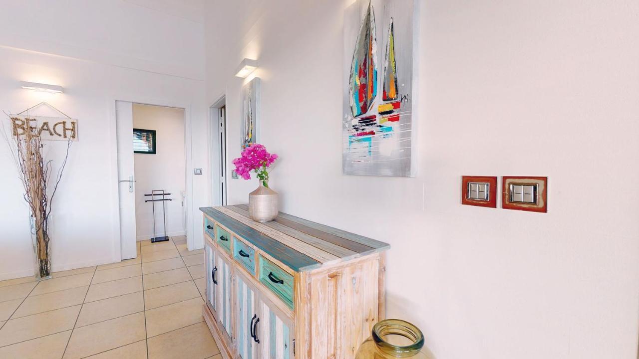 Villa Deluxe L'Hacienda Villa Vue Mer 180 Piscine Jacuzzi Proche Plage Marina Golf Pointe Des Chateaux Et Casino Jardin Clos Voyage Durable サン・フランソワ エクステリア 写真