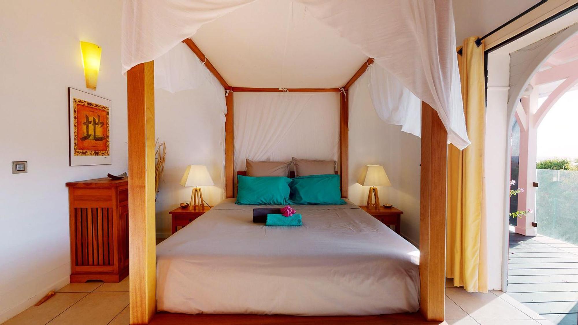 Villa Deluxe L'Hacienda Villa Vue Mer 180 Piscine Jacuzzi Proche Plage Marina Golf Pointe Des Chateaux Et Casino Jardin Clos Voyage Durable サン・フランソワ 部屋 写真