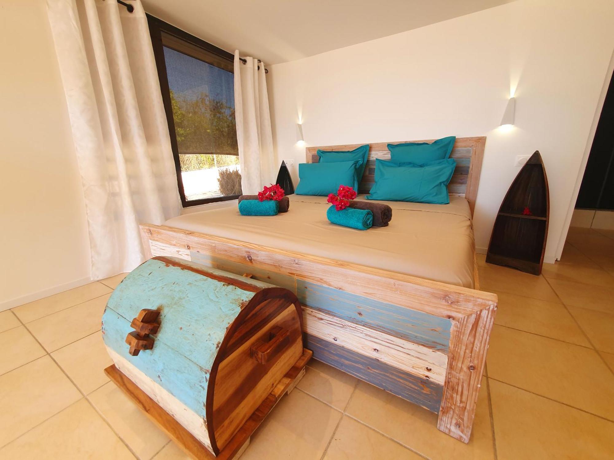 Villa Deluxe L'Hacienda Villa Vue Mer 180 Piscine Jacuzzi Proche Plage Marina Golf Pointe Des Chateaux Et Casino Jardin Clos Voyage Durable サン・フランソワ 部屋 写真