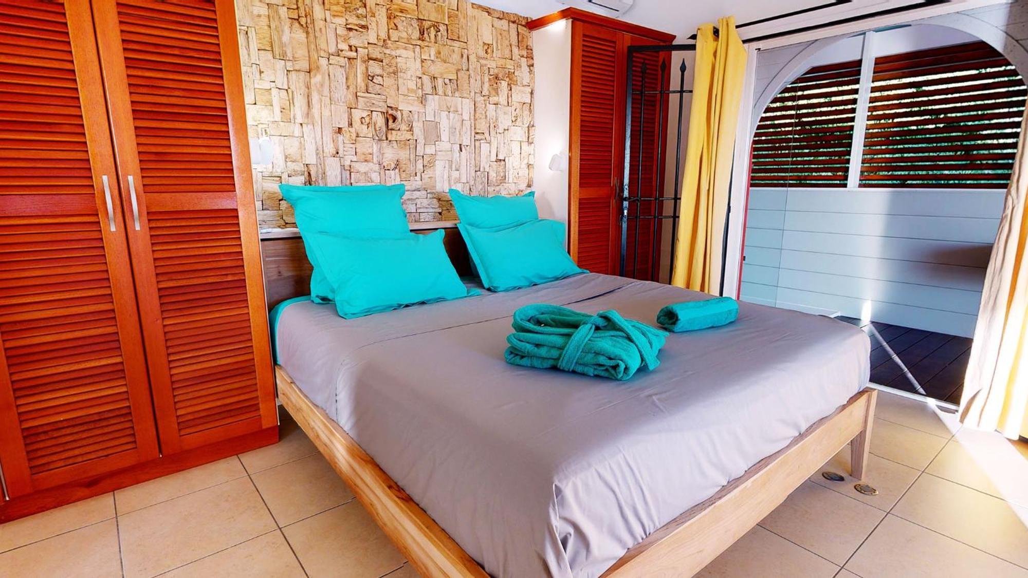 Villa Deluxe L'Hacienda Villa Vue Mer 180 Piscine Jacuzzi Proche Plage Marina Golf Pointe Des Chateaux Et Casino Jardin Clos Voyage Durable サン・フランソワ 部屋 写真
