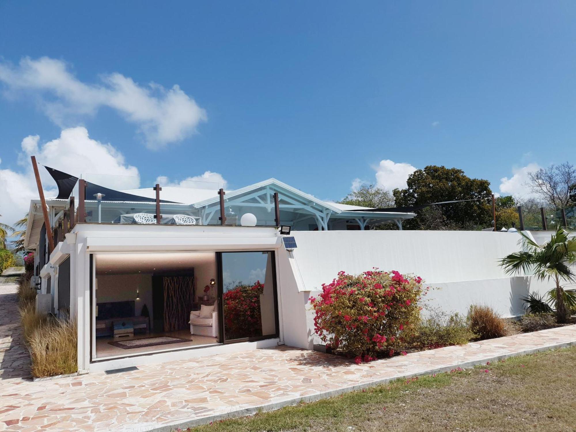 Villa Deluxe L'Hacienda Villa Vue Mer 180 Piscine Jacuzzi Proche Plage Marina Golf Pointe Des Chateaux Et Casino Jardin Clos Voyage Durable サン・フランソワ 部屋 写真