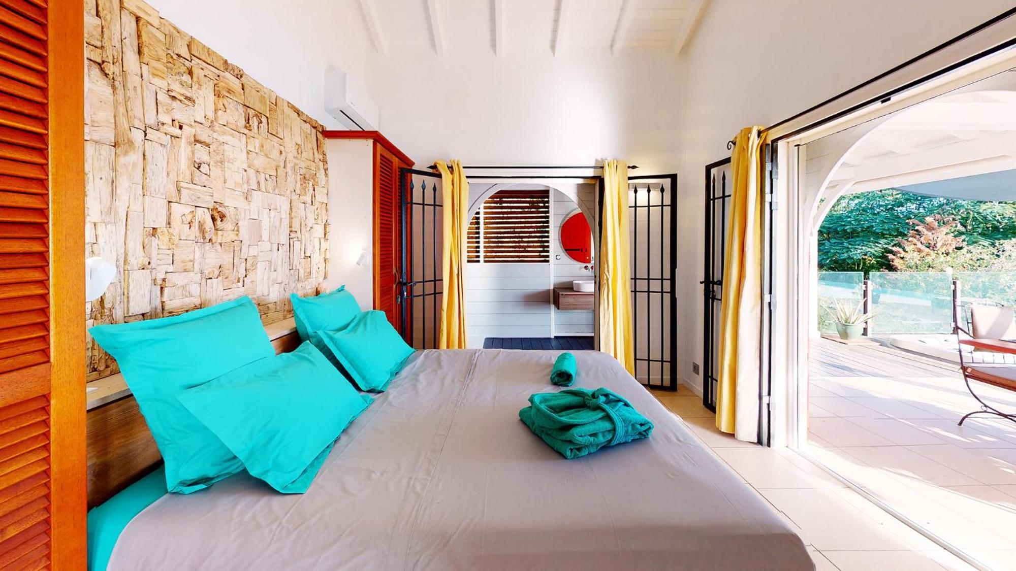 Villa Deluxe L'Hacienda Villa Vue Mer 180 Piscine Jacuzzi Proche Plage Marina Golf Pointe Des Chateaux Et Casino Jardin Clos Voyage Durable サン・フランソワ 部屋 写真