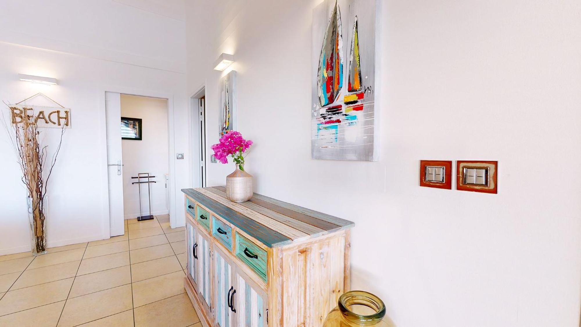 Villa Deluxe L'Hacienda Villa Vue Mer 180 Piscine Jacuzzi Proche Plage Marina Golf Pointe Des Chateaux Et Casino Jardin Clos Voyage Durable サン・フランソワ 部屋 写真