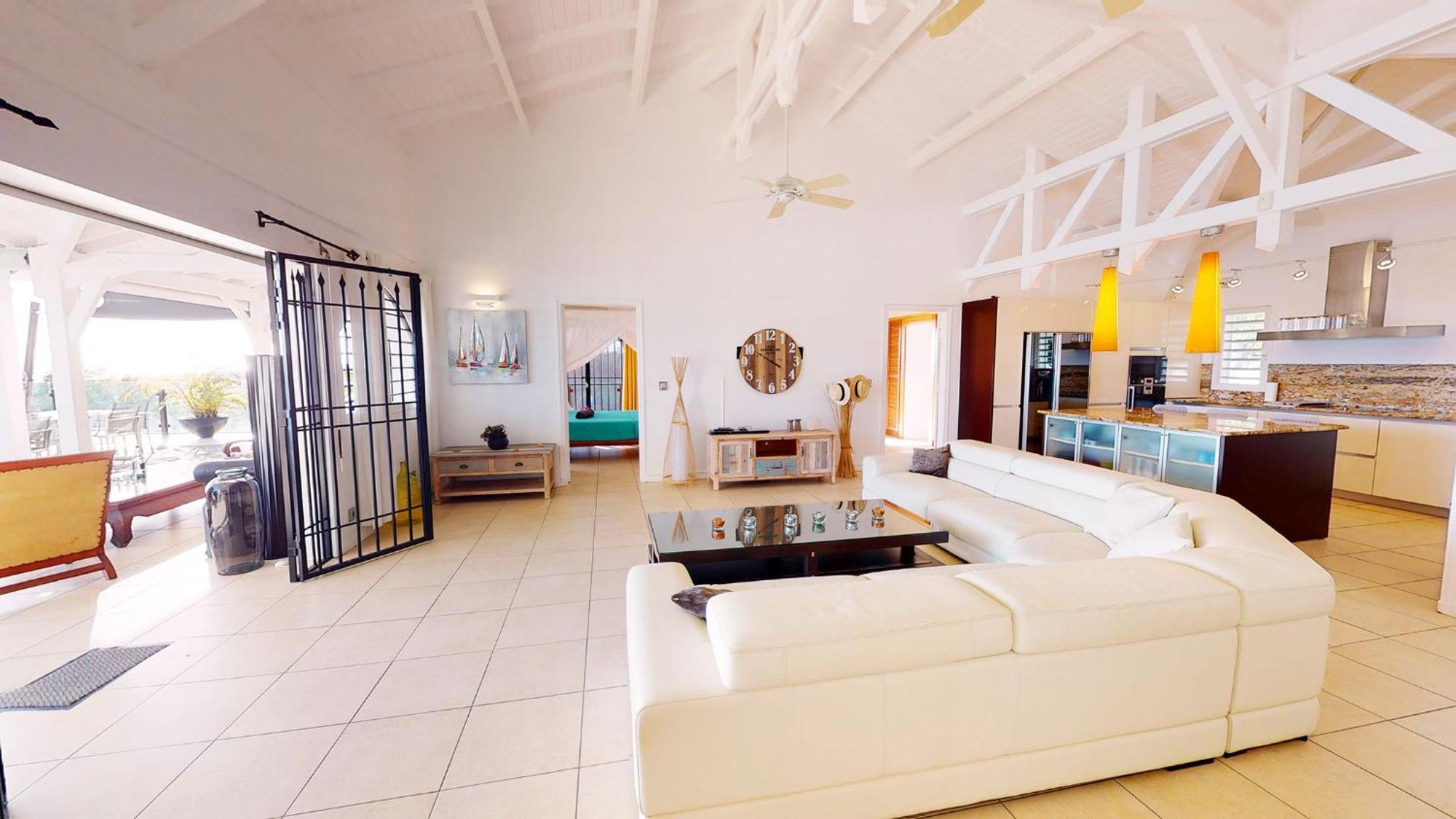 Villa Deluxe L'Hacienda Villa Vue Mer 180 Piscine Jacuzzi Proche Plage Marina Golf Pointe Des Chateaux Et Casino Jardin Clos Voyage Durable サン・フランソワ 部屋 写真
