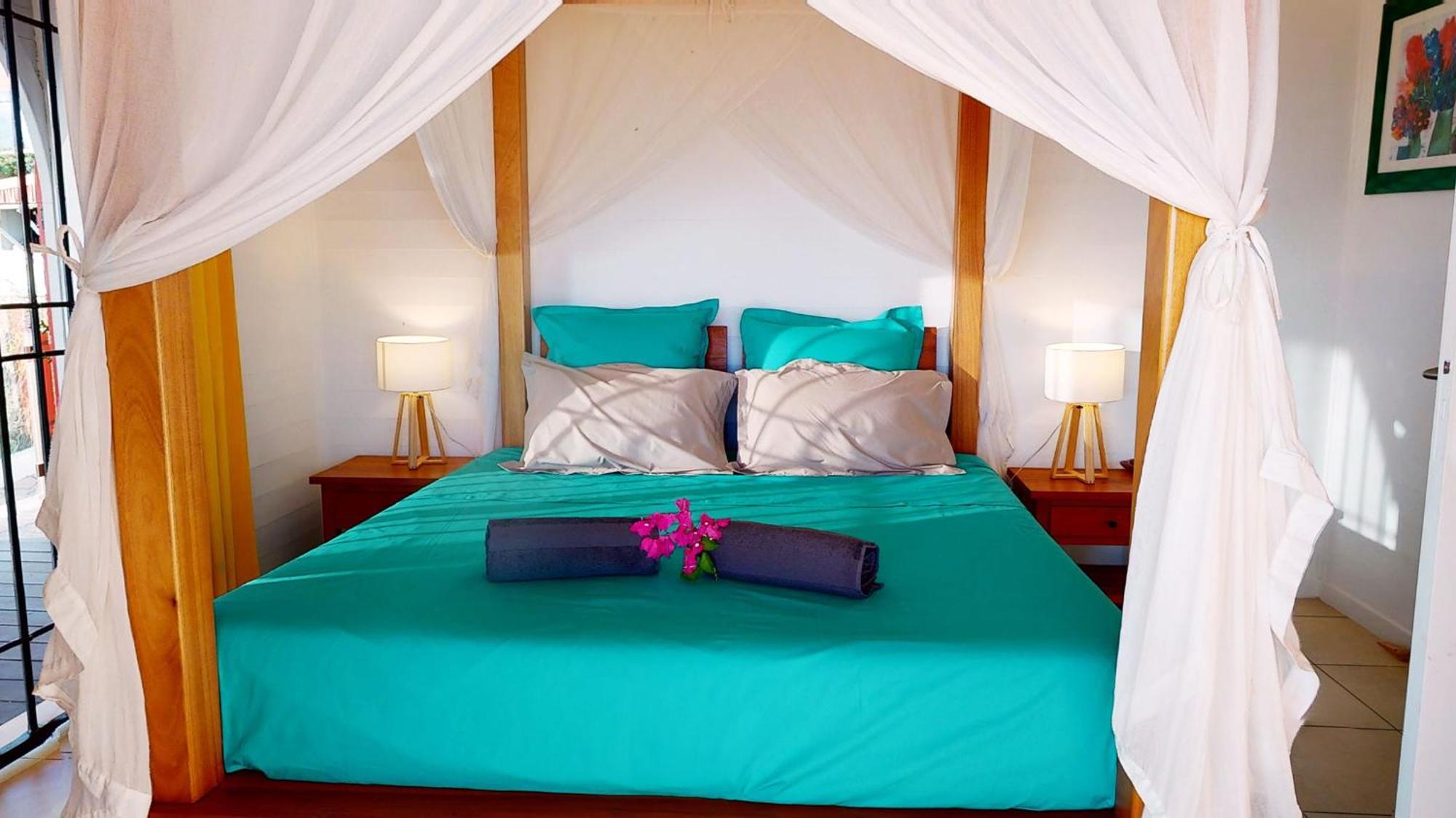 Villa Deluxe L'Hacienda Villa Vue Mer 180 Piscine Jacuzzi Proche Plage Marina Golf Pointe Des Chateaux Et Casino Jardin Clos Voyage Durable サン・フランソワ 部屋 写真