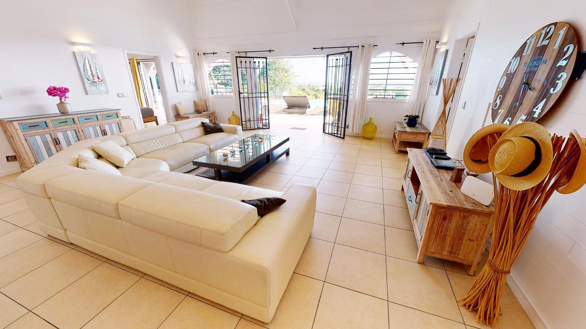 Villa Deluxe L'Hacienda Villa Vue Mer 180 Piscine Jacuzzi Proche Plage Marina Golf Pointe Des Chateaux Et Casino Jardin Clos Voyage Durable サン・フランソワ 部屋 写真