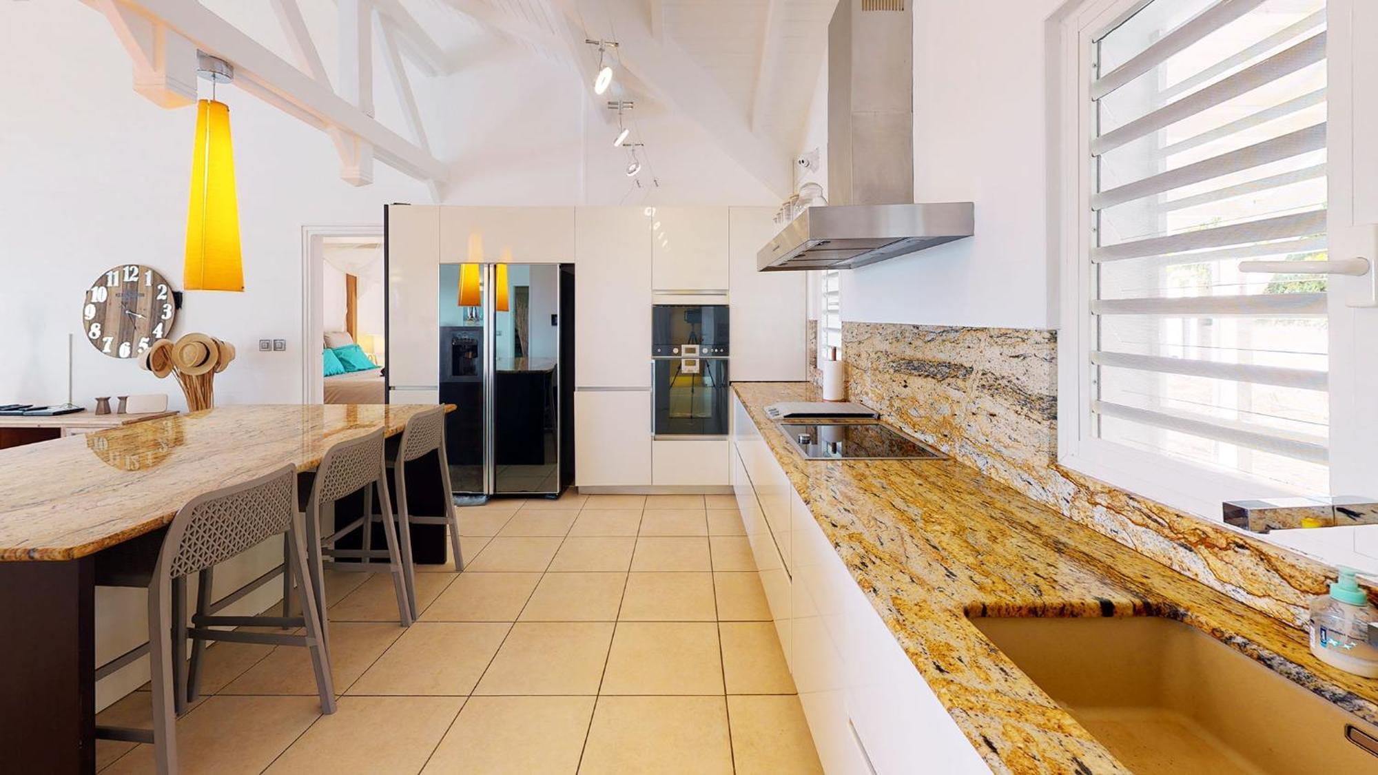 Villa Deluxe L'Hacienda Villa Vue Mer 180 Piscine Jacuzzi Proche Plage Marina Golf Pointe Des Chateaux Et Casino Jardin Clos Voyage Durable サン・フランソワ 部屋 写真
