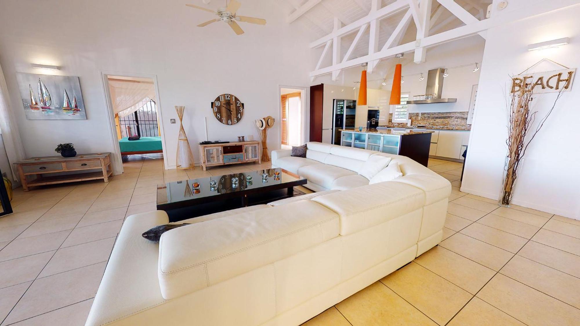 Villa Deluxe L'Hacienda Villa Vue Mer 180 Piscine Jacuzzi Proche Plage Marina Golf Pointe Des Chateaux Et Casino Jardin Clos Voyage Durable サン・フランソワ 部屋 写真
