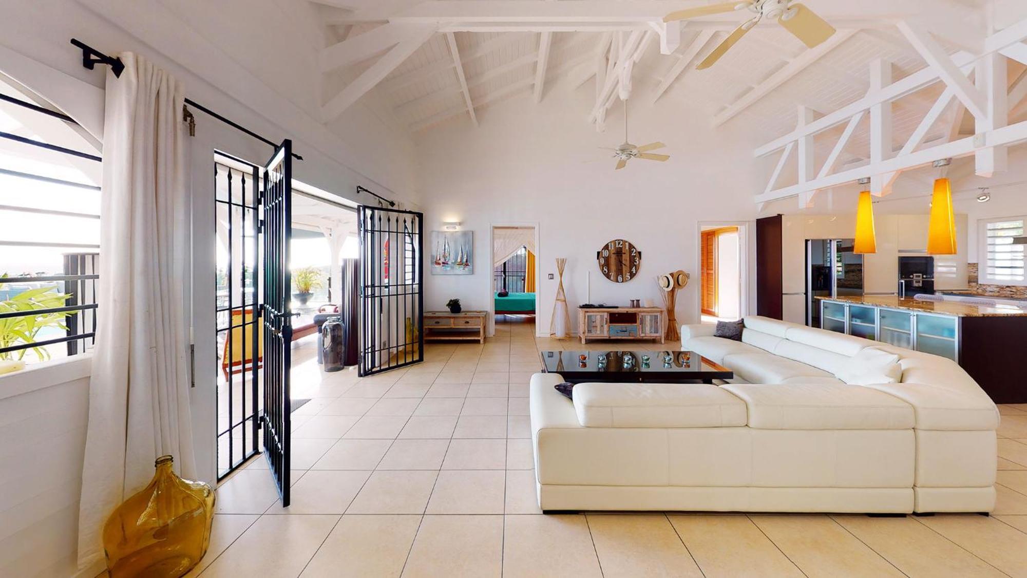 Villa Deluxe L'Hacienda Villa Vue Mer 180 Piscine Jacuzzi Proche Plage Marina Golf Pointe Des Chateaux Et Casino Jardin Clos Voyage Durable サン・フランソワ 部屋 写真